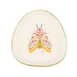 Floral Moth Design Trinket Dish 