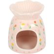 Floral Tulip Print Oil Burner and Wax Warmer – 11 cm