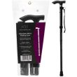 Foldable Aluminium Walking Stick-Black