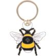 Forest Bee Enamel Alloy Keyring Charm