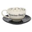 Fortune Telling Ceramic Teacup With Coaster 
