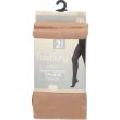 Foxbury 100 Denier Opaque Tights – Nude L/XL (Pack of 2)