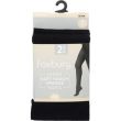 Foxbury 40 Denier Tights – Black Medium (Pack of 2)