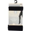 Foxbury 60 Denier Opaque Tights – Black S/M (Pack of 2)