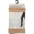 Foxbury 60 Denier Opaque Tights – Nude M/L (Pack of 2)