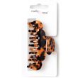 French Tortoiseshell Scalloped Edge Hair Clamp - 8cm