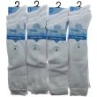 Fresh Feel Knee High School Socks - White (4 - 7)