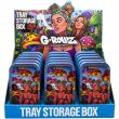 G-ROLLZ  Mini Storage Box Tin with Tray Lid (12.3 x 7 x 3.2cm) - Mushroom Girl 