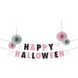 Ghoulish Halloween Party Decoration Set - Pink & Black