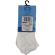 Wholesale Girl's White Lace Trainer Socks - Fresh Feel (UK - 9-12)