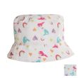 Girls Mermaid Print Bucket Hat - Assorted Colours