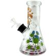 Glass Waterpipe Colourful Mix Design - Assorted Colour (8inch)