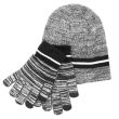 Mens Hat and Touchscreen Glove Set - Two Colour