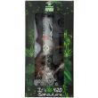 Glow In The Dark Design Glass Waterpipe - Assorted Colours & Design (13.5 Inch)
