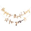 Happy Birthday To You Banner - Gold 