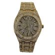 Wholesale Men's Diamante Encrusted NY London Watch - Gold