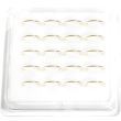 Gold Plated Sterling Silver Plain Nose Ring (10mm)