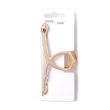 Gold Snake Shaped Metal Hair Clamp - 11cm