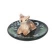 Green Forest Fawn Design Trinket Dish