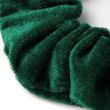 Green Large Shiny Velvet Hair Scrunchie - 12cm