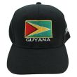 Guyana Flag Baseball Cap - Black