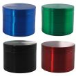 Wholesale 4-Part Metallic Coloured Pocket-Sized Handmuller - Assorted Colours
