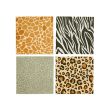 Paper Napkins Animal Print 16pcs - Assorted Designs 