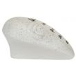 Graveside Heart Memorial with Diamantes & Rose Detail – Sadly Missed (16cm)