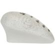 Heart-Shaped Memorial Stone with Diamantes & Rose Detail – Special Dad Tribute (16cm)