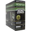 Hemper Pre-Rolled King Size HMP Cones With Glass Tips 2pk - Natural
