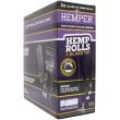 Hemper Pre-Rolled King Size HMP Rolls With Glass Tips 2pk - Grape (100mm)