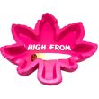 Wholesale Wise Skies "High From" Leaf Ashtray - Pink 