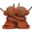 Highland Hug Cow Figurine – 14.5cm