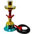 Hookah Set With Single Hose Rainbow Design (34cm)