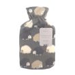 Wholesale Hot Water Bottles with Printed Fleece Cover