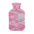 Wholesale Hot Water Bottles with Printed Fleece Cover