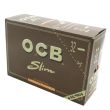 OCB Slim Virgin Unbleached Rolling Paper + Filter Tips 