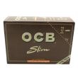 OCB Slim Virgin Unbleached Rolling Paper + Filter Tips 