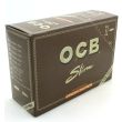 OCB Slim Virgin Unbleached Rolling Paper + Filter Tips 