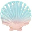 Iridescent Shell Trinket Dish Ceramic Coastal Jewellery Holder (11cm)