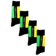 Jamaican Flag Design Long Hose Socks