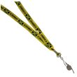 Silver Whistle With Lanyard - Jamaica Flag Design