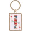 King Playing Card Enamel Keyring – 7 cm