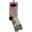 Wholesale Girls Kitty Cat Design Socks (3 Pair Pack) - Asst. (UK - 6-8.5)