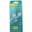 Konnect Noise Cancelling Earphones with Built in Mic (Lightning) – White