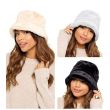 Ladies Faux Fur Bucket Hat - Assorted Colours 