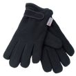 Ladies Thinsulate Polar Fleece Gloves - Black