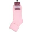 Ladies Plain Brushed Bed Socks- Assorted 