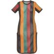 Ladies Rasta String Maxi Dress - Red, Black, Yellow & Green - S/M