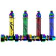 Wholesale Metal  Pipe "Leaf Design" Rainbow & Shiny Assorted Colours